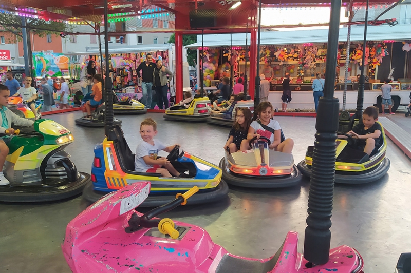 Fête foraine lors des fêtes de mai