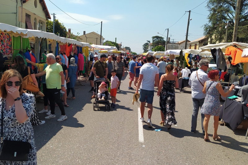 Foire lors des fêtes de mai