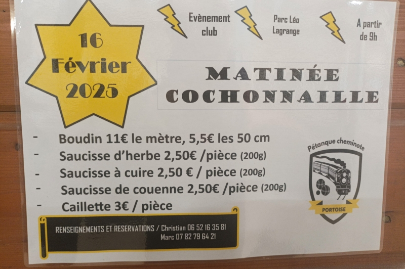 Matinée cochonnaille