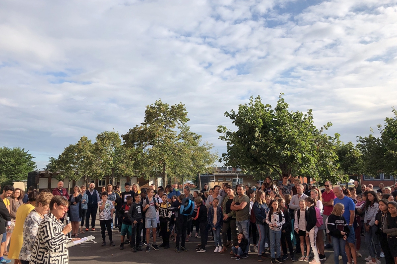 Rentrée des classes au collège