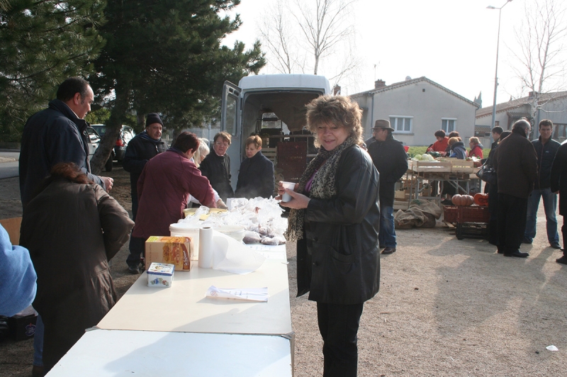 Vente de boudin du conseil de quartier ouest