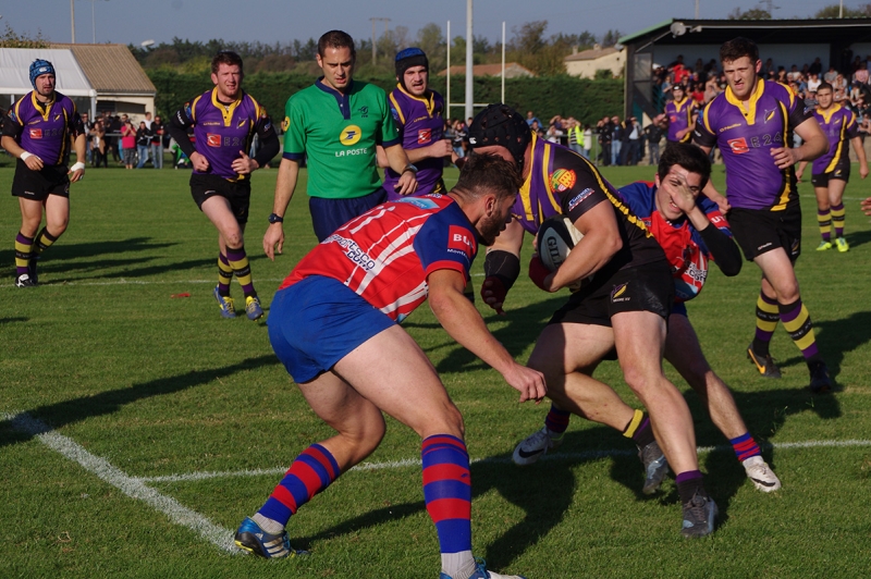 Durant un match de rugby