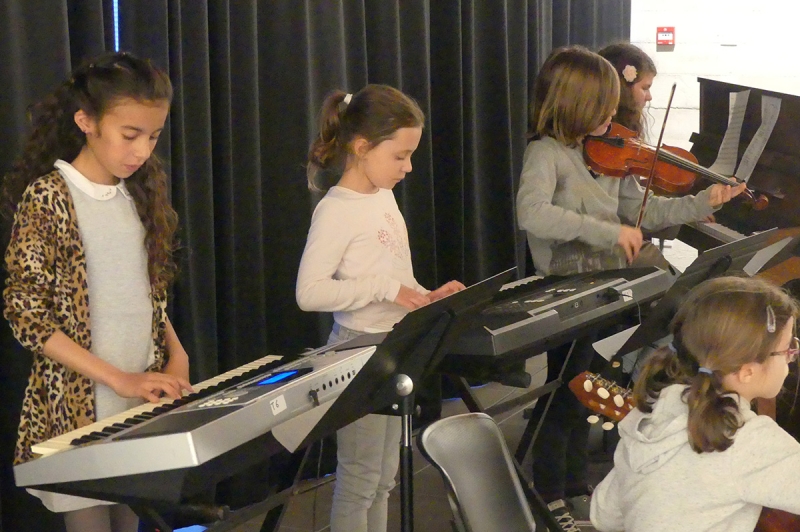 Moment musical de l'école de musique