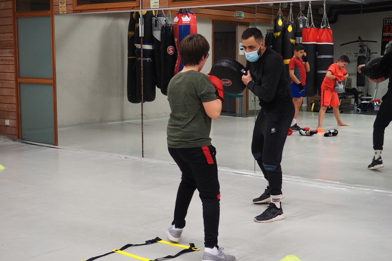 Entrainement de boxe