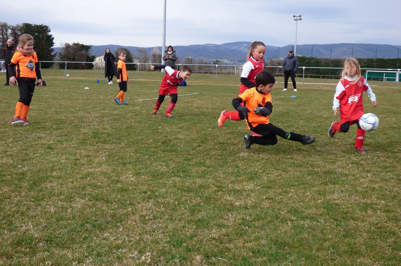 Entrainement de football