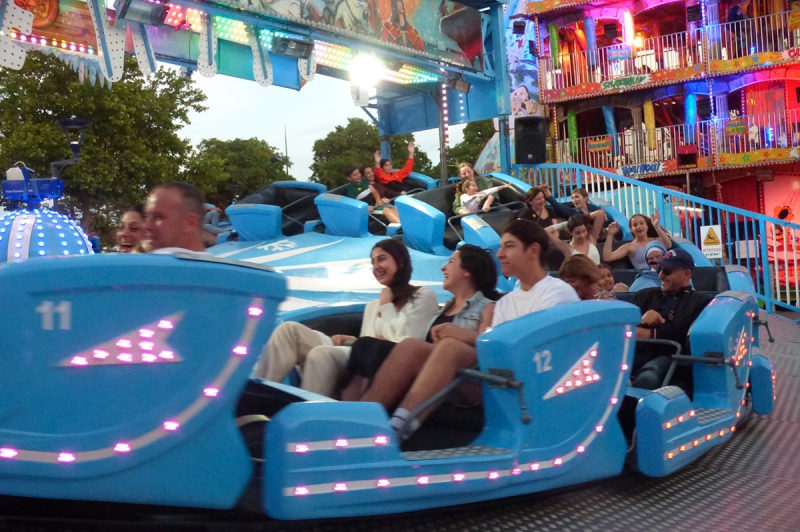 Fête foraine lors des fêtes de mai