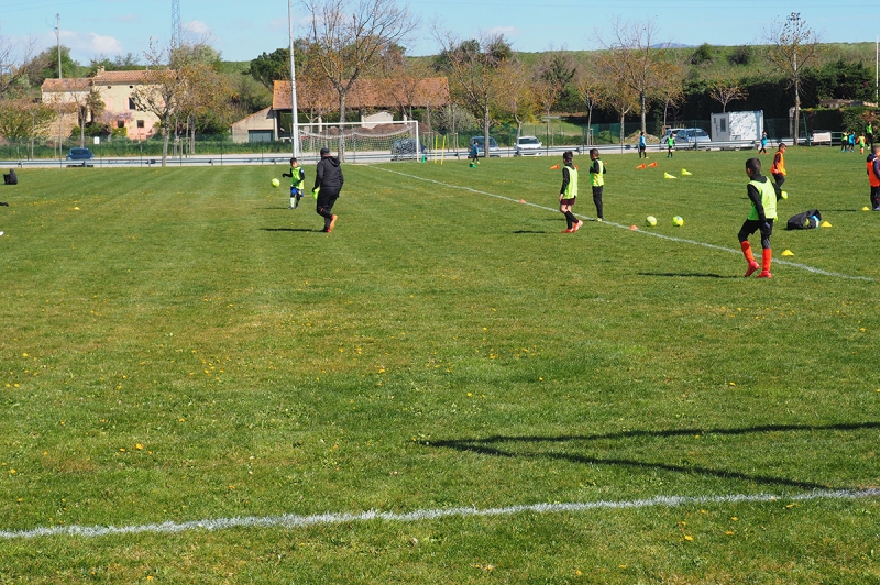 Entrainement de football