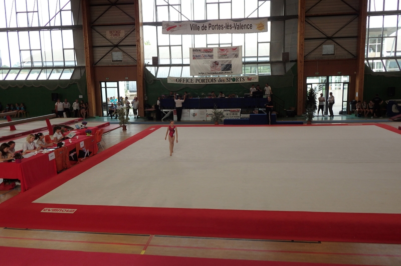 Compétition de gymnastique