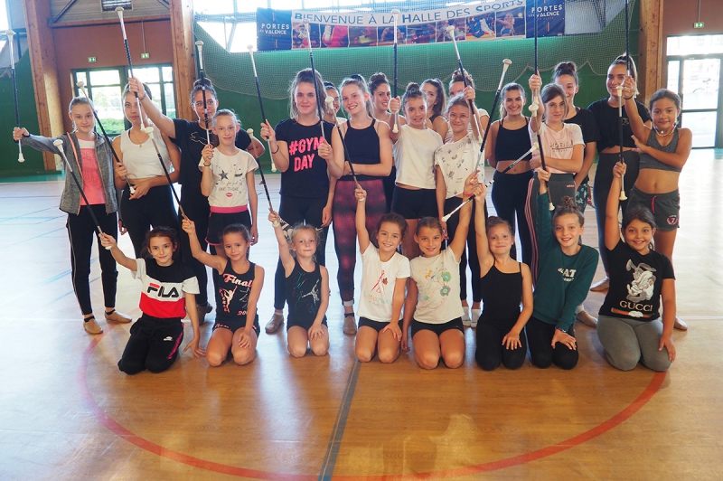 Au club de twirling bâton