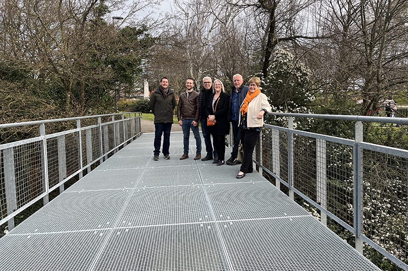 Visite de fin de chantier ( PASSERELLE)