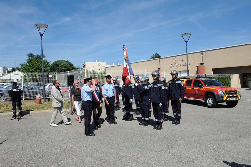 Cérémonie en hommage aux pompiers disparus