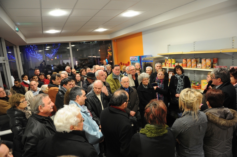 Inauguration de l'épicerie sociale