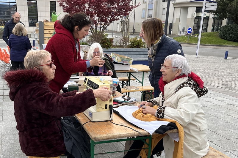 Une belle journée verte ! ( atelier textile)