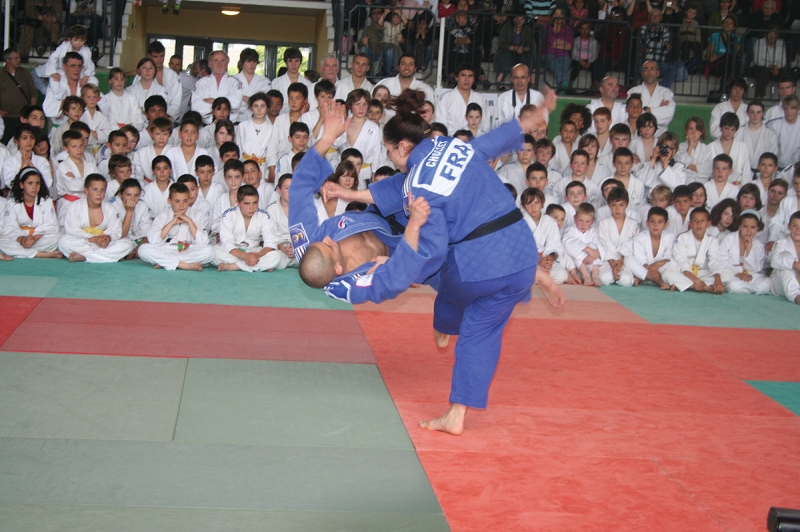 Des champions de l'équipe de France de judo