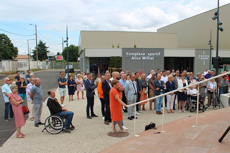 Inauguration du Complexe sportif Alice Milliat