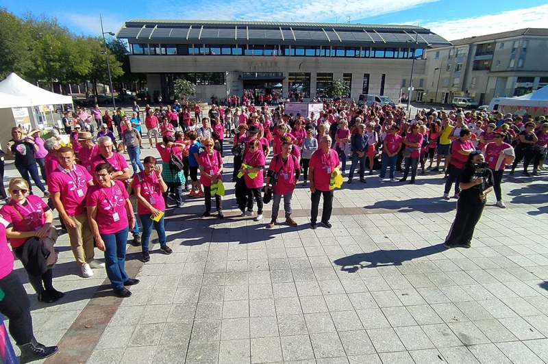 Départ Rando ( La vie en octobre rose !)