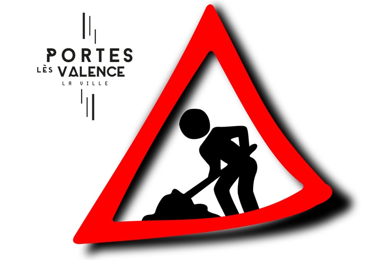 Les travaux sur la commune