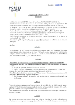 Arrêté 2026/220 - Circulation et stationnement Fête de la musique