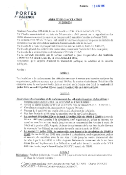 Arr^zté 2026/224 - Circulation et stationnement Portes en Fêtes