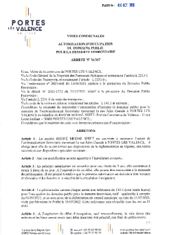 Arrêté 2026/367 - Occupation du domaine public