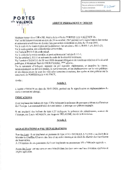 Arrêté 2026/109 - Circulation et stationnement sur la commune