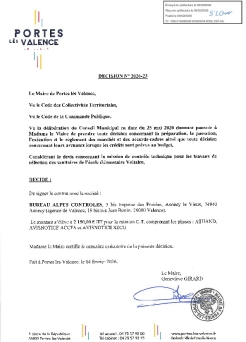 Décision 2026/23 - Signature d'un marché