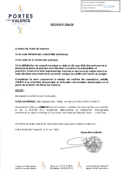 Décision 2026/55 - Signature d'un marché public