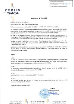 Décision 2026/88 - Convention de mise à disposition d'un accord-cadre