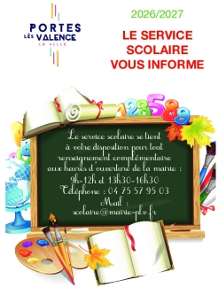 Livret scolaires 2026-2027