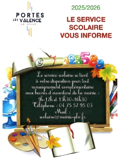 Livret d'informations scolaire 2025-2026