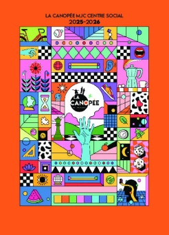 Plaquette d'activités à La MJC  Canopée 2025-2026