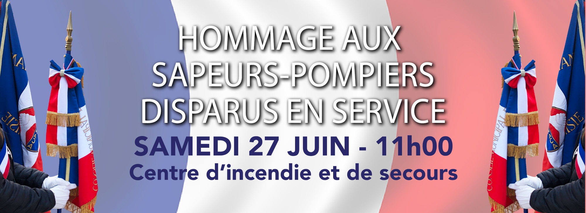 Hommage aux sapeurs-pompiers
