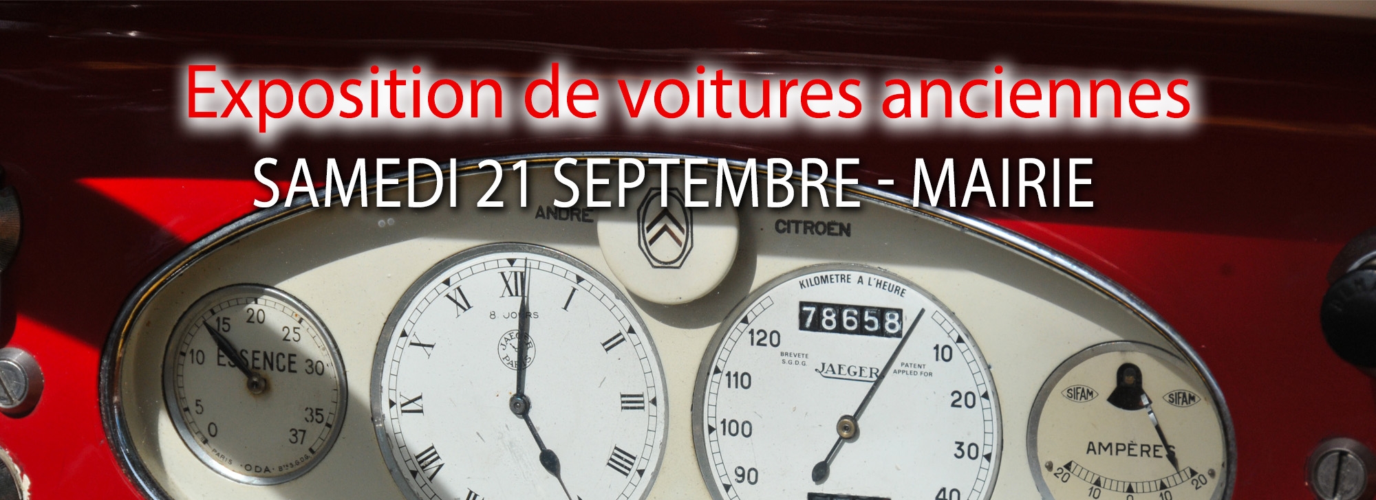 Exposition de voitures anciennes