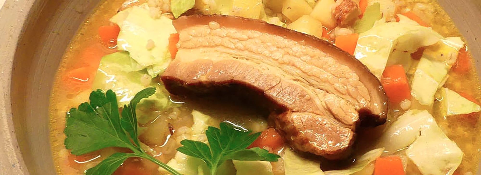 Soupe au lard