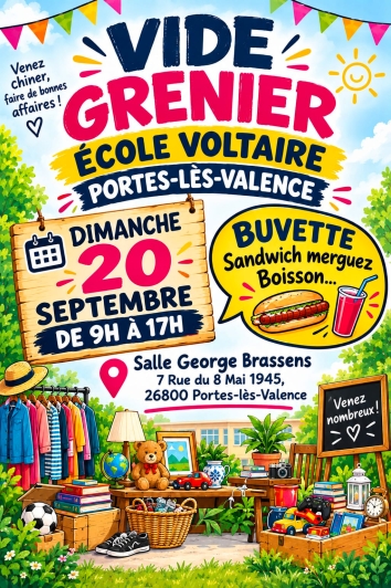 Vide-grenier de l'école Voltaire