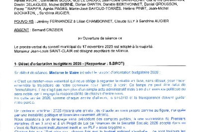 Procès-verbal CM du 22/12/2025