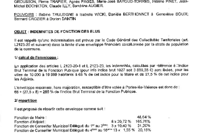 Délibération CM du 17/11/2025 - Indemnités de fonction des élus
