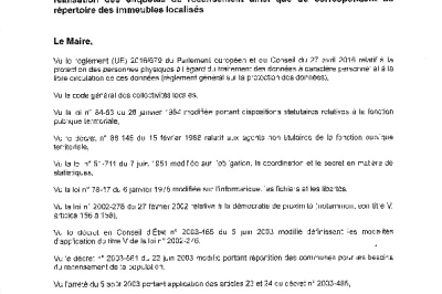 Arrêté 2025_428 - Nomination coordonnateur recensement