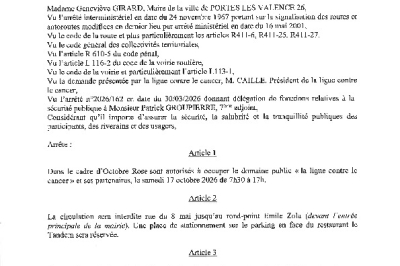 Arrêté 2026/348 - Occupation domaine public, abords Mairie