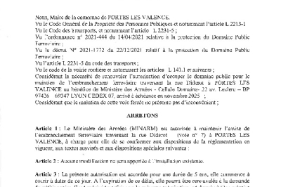 Arrêté 2026/370 - Occupation du domaine public