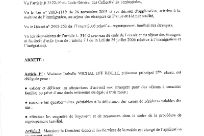 Arrêté 2026/147 - Délégation à un agent