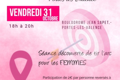 Flèche sous bois : octobre rose