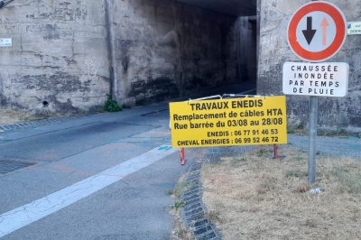 Fermeture de l’avenue du port sous la ligne SNCF