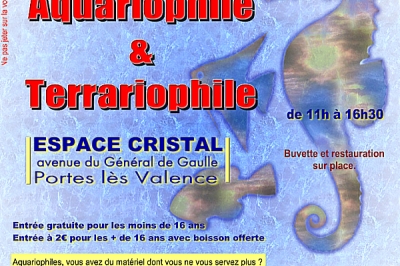 Affiche de la bourse aquariophile et terrariophile 2026