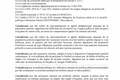 2025/434 - Tranquillité publique