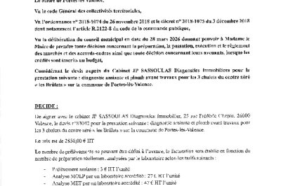 2026/161 - Signature d'un marché