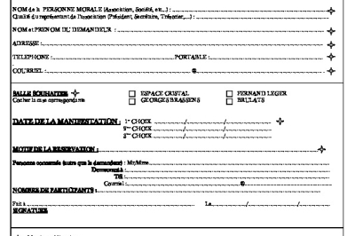 Formulaire de location de salle  (format PDF)