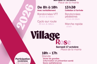 Le vIllage rose & randos