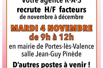 Votre agence R-A-S recrute !