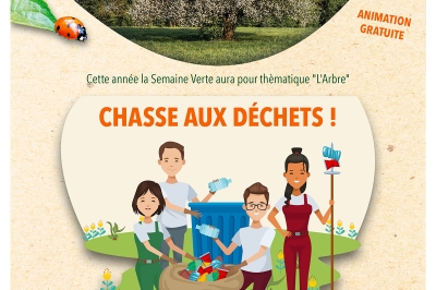 Affiche chasse aux déchets - Semaine verte 2025